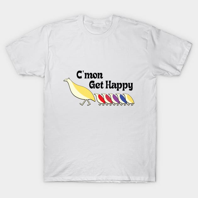 C'mon Get Happy - Vintage Retro T-Shirt by RiseInspired